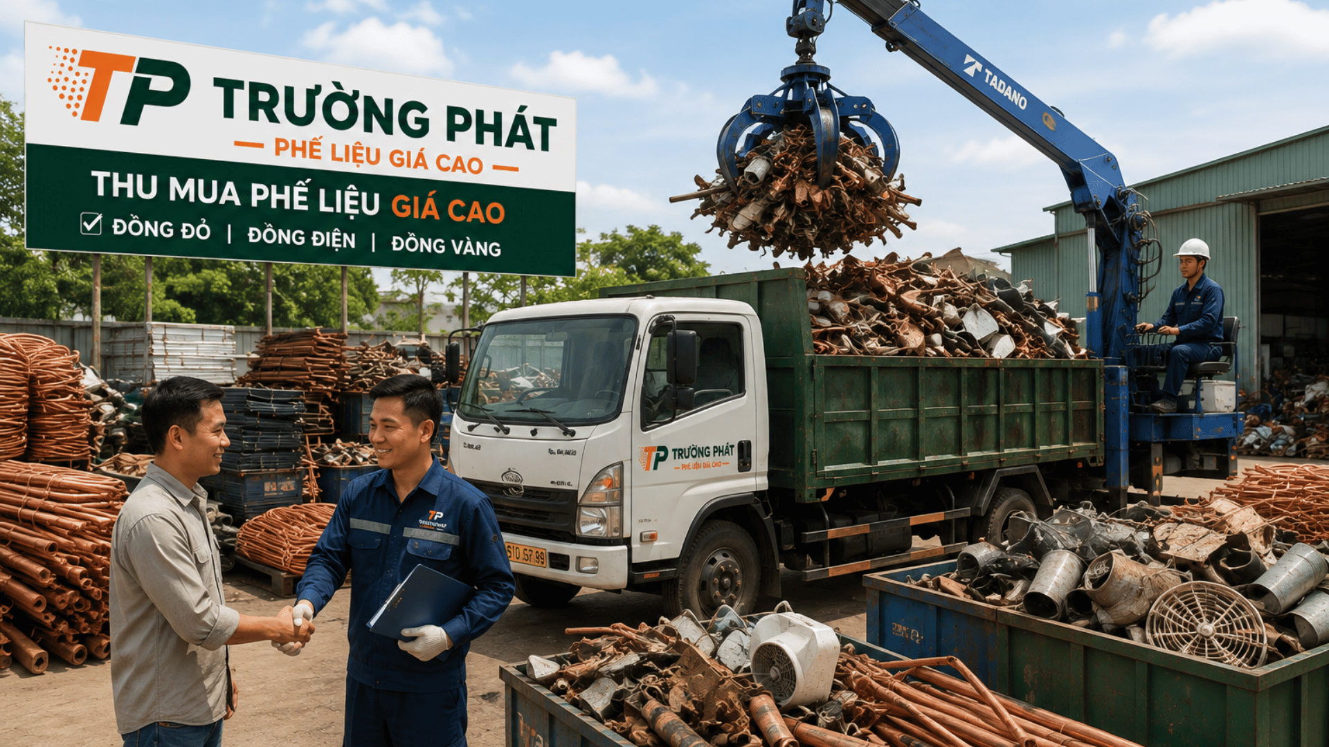 Đa dạng các loại phế liệu