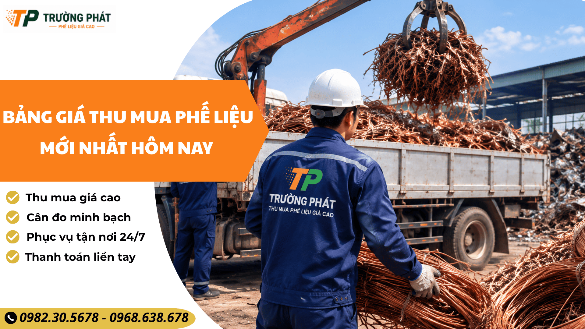 Bảng giá thu mua phế liệu mới nhất hôm nay