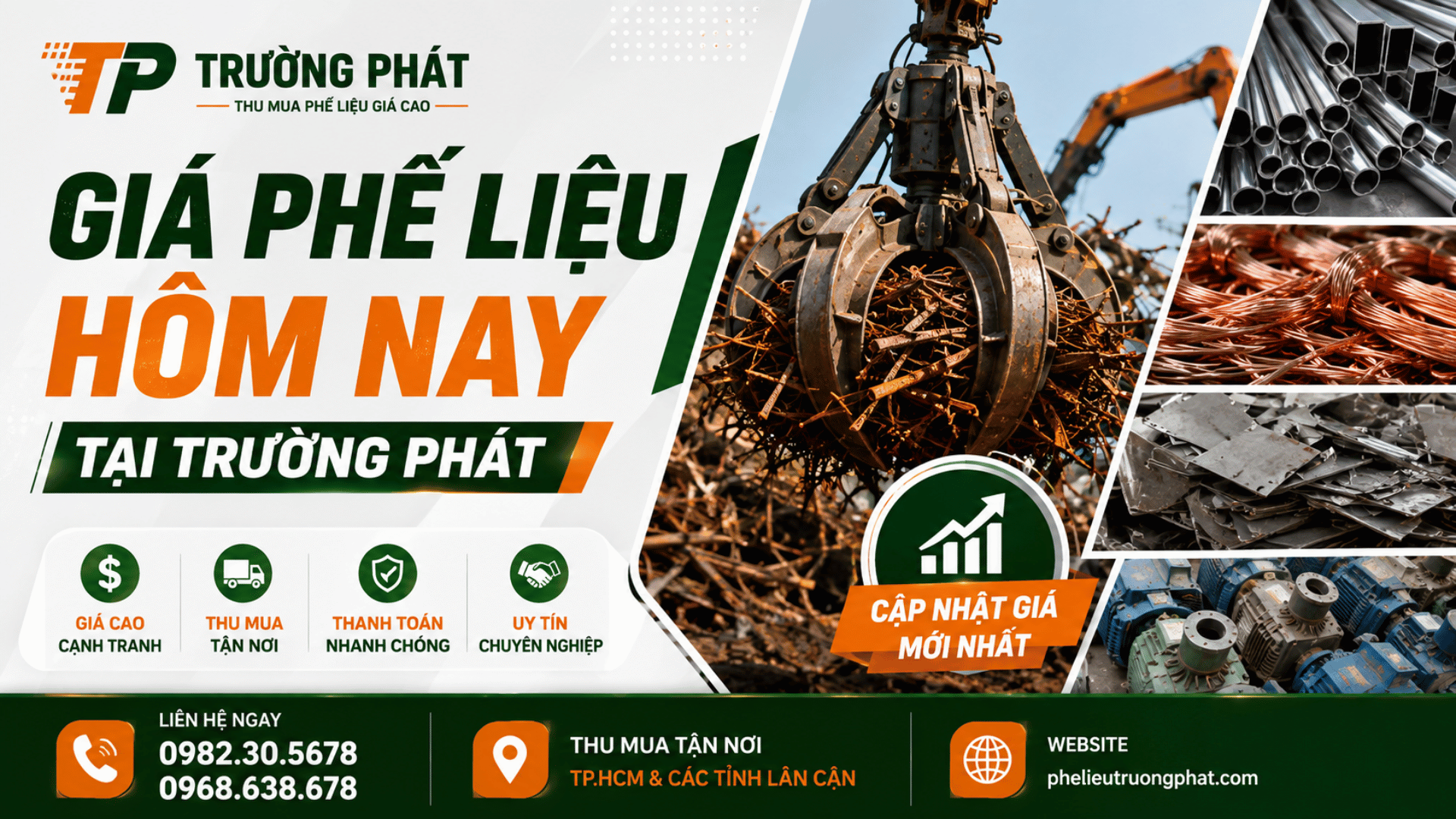 Giá phế liệu hôm nay tại Trường Phát