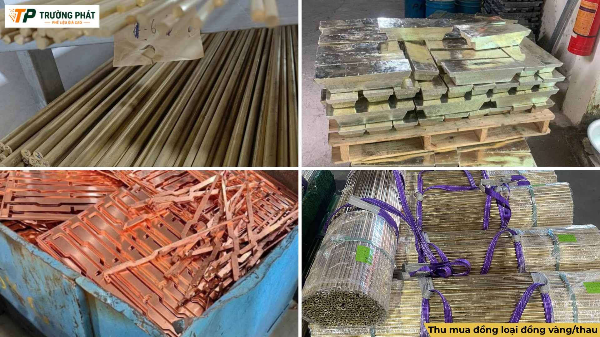 Thu mua các loại đồng thau, đồng vàng 