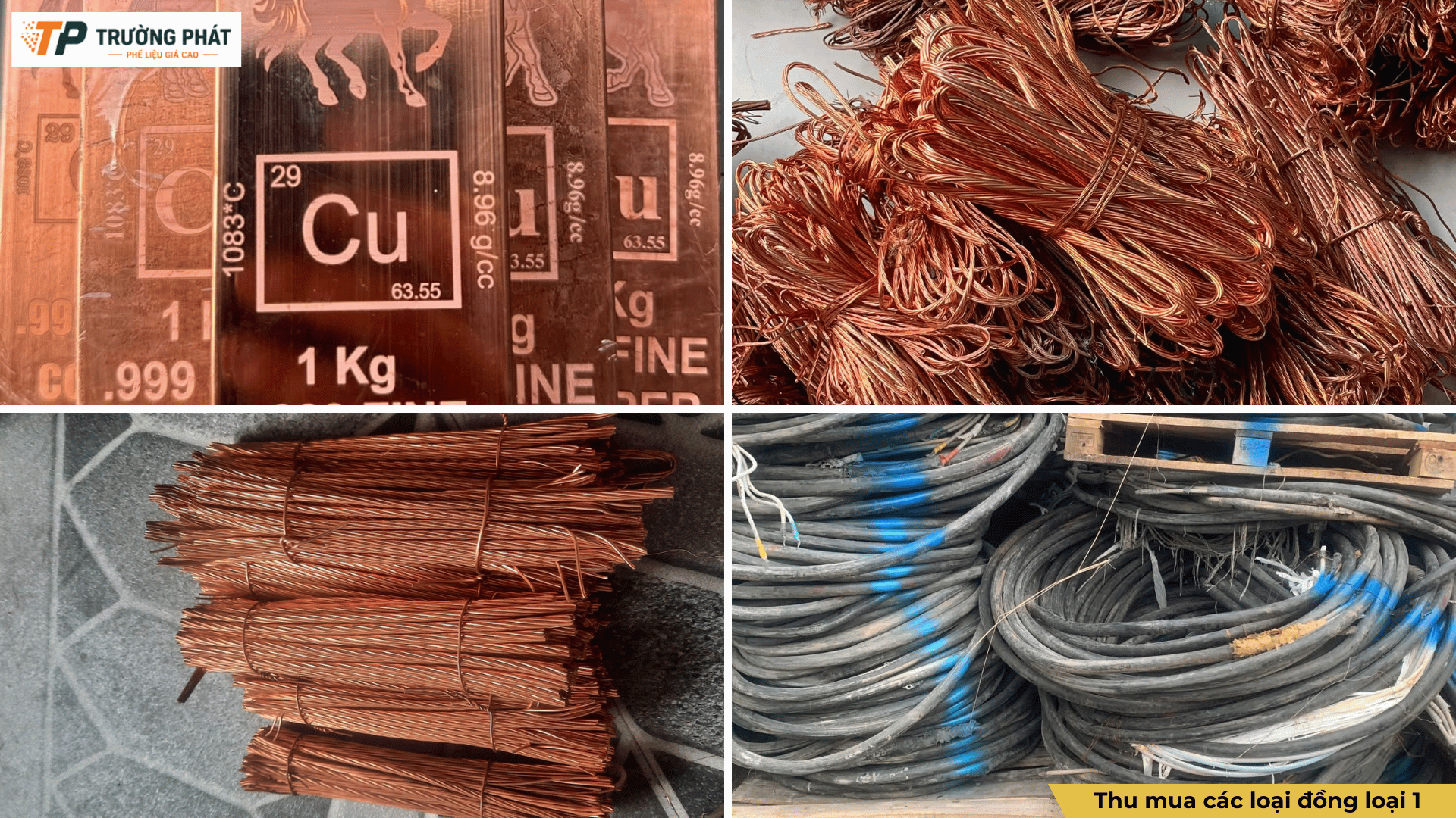 Thu mua đồng nguyên chất tại Trường Phát 