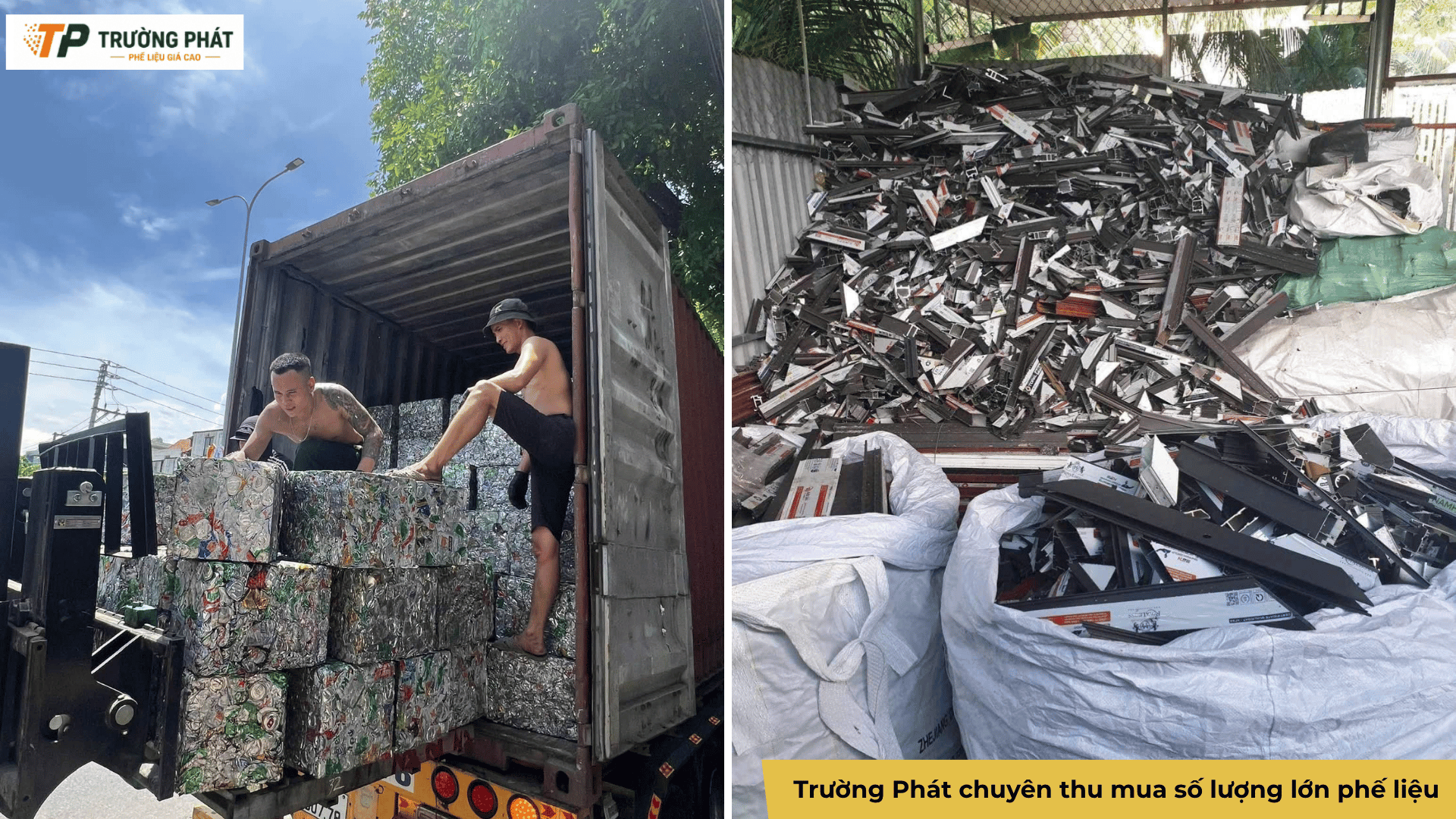 Thu mua phế liệu miền Nam số lượng lớn