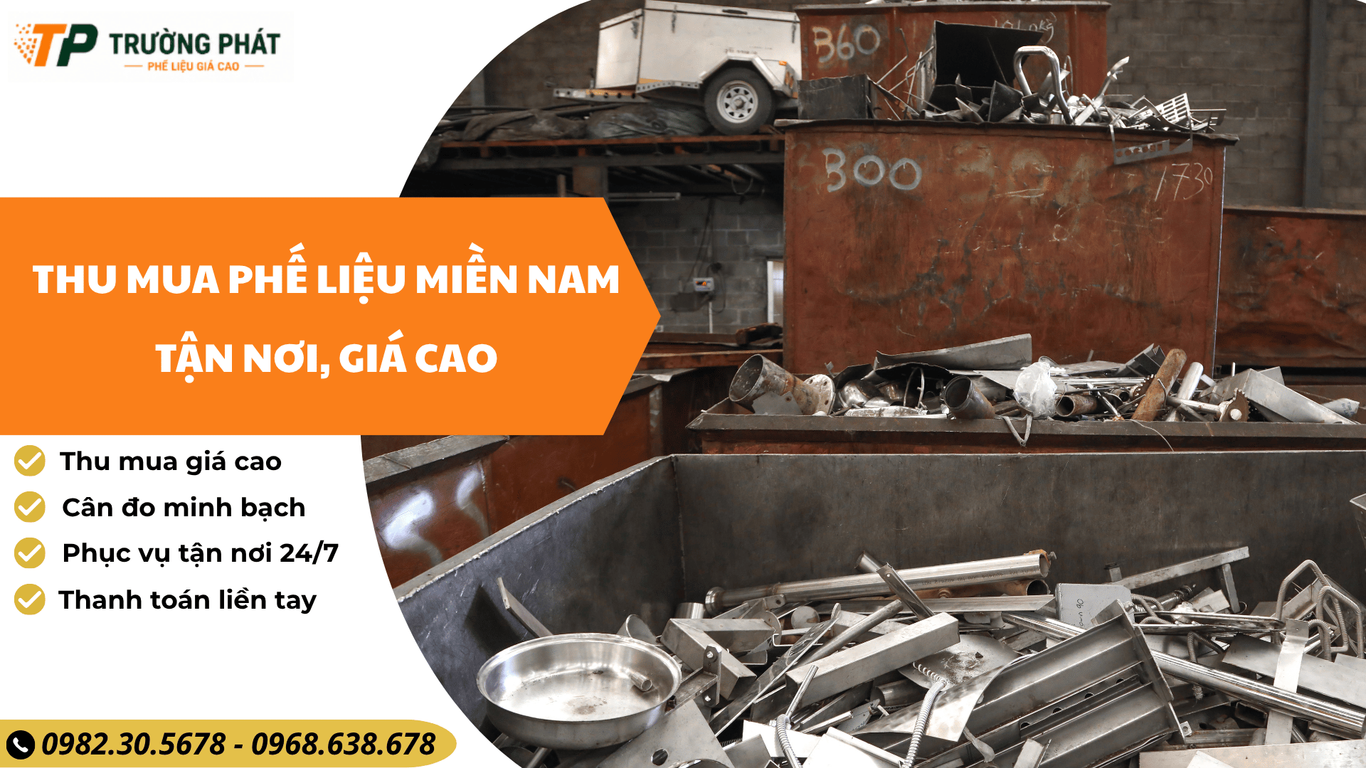 Thu mua phế liệu miền Nam tại Trường Phát