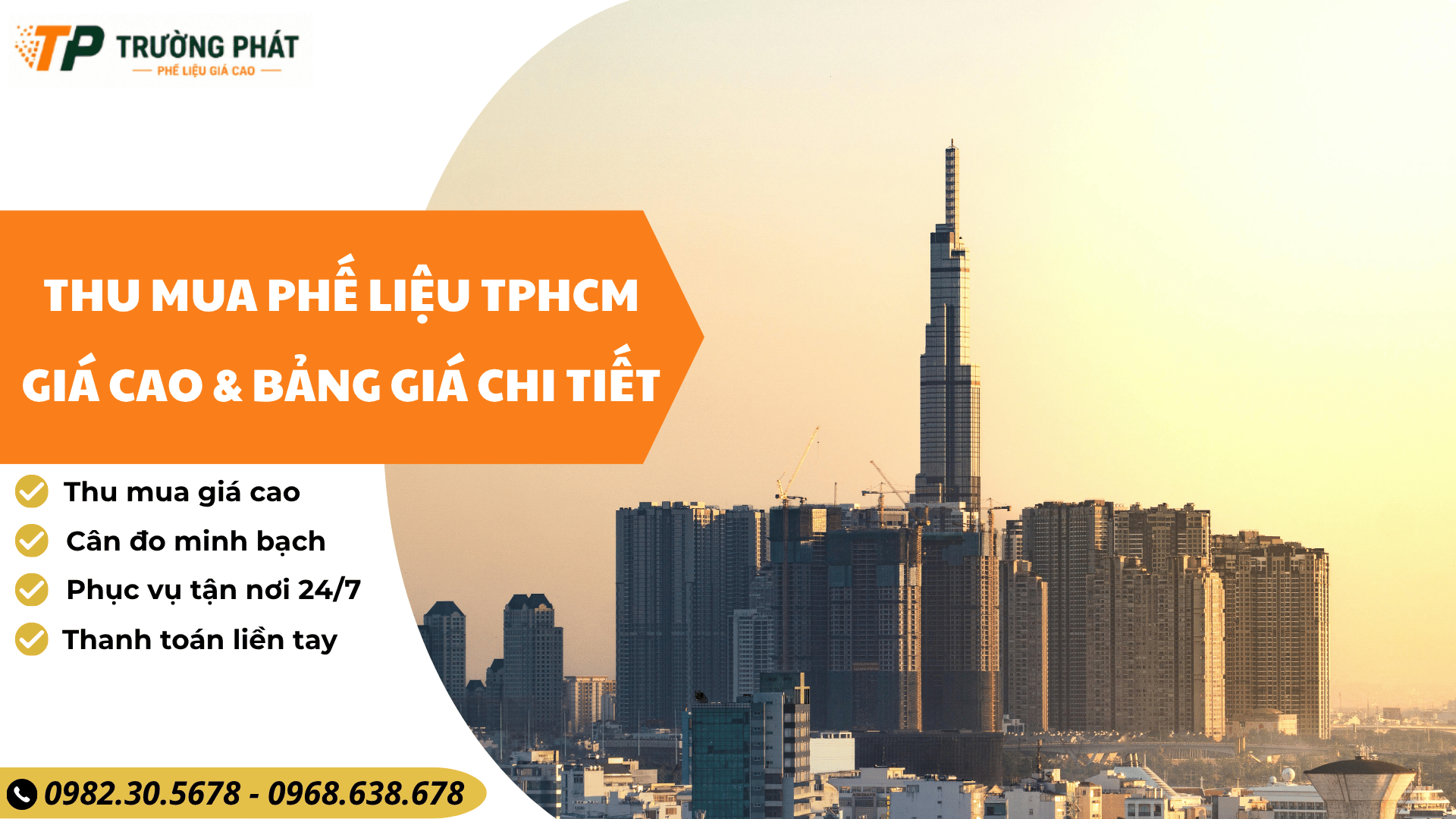 Thu mua phế liệu TPHCM giá cao & Bảng giá chi tiết