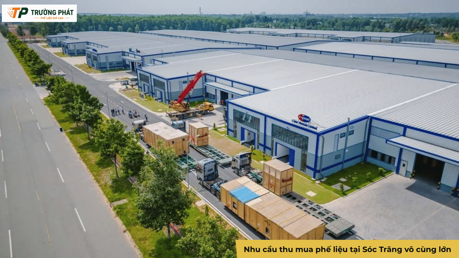 Sóc Trăng có nguồn phế liệu lớn từ các xưởng, nhà máy lớn