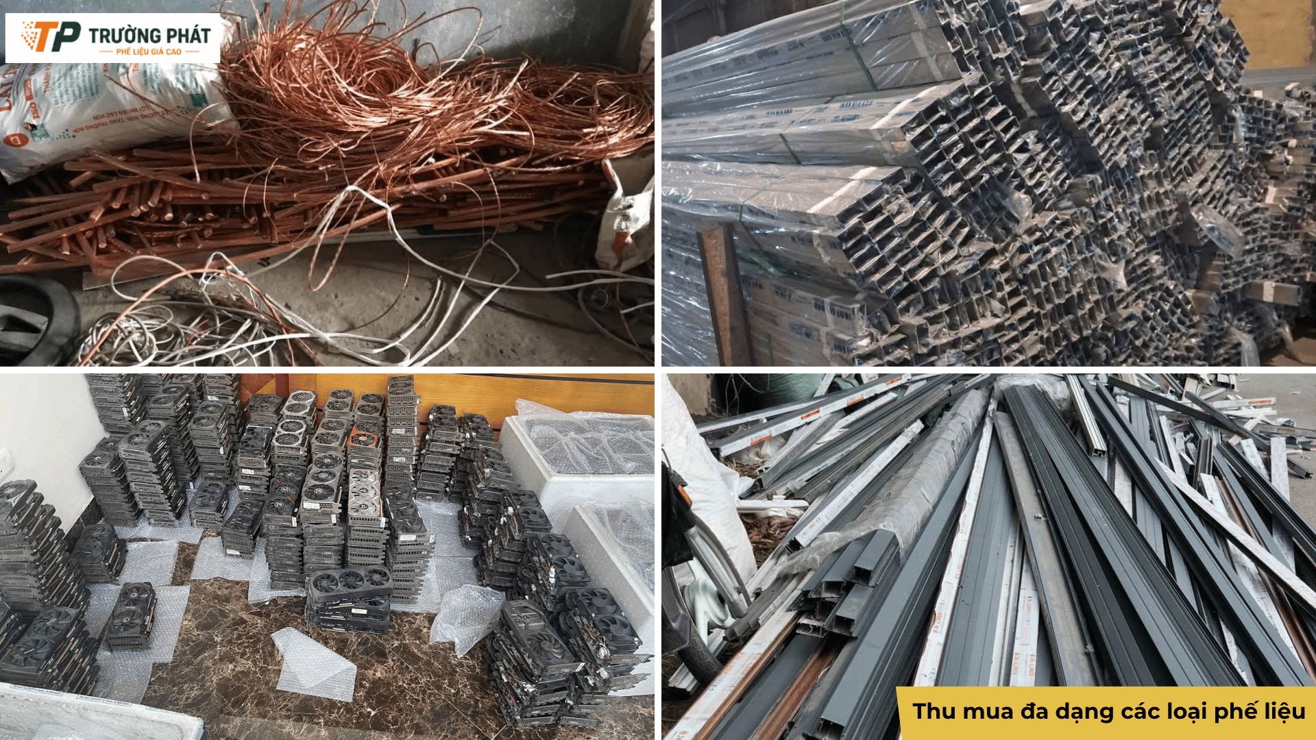 Thu mua phế liệu Đồng Nai đa dạng
