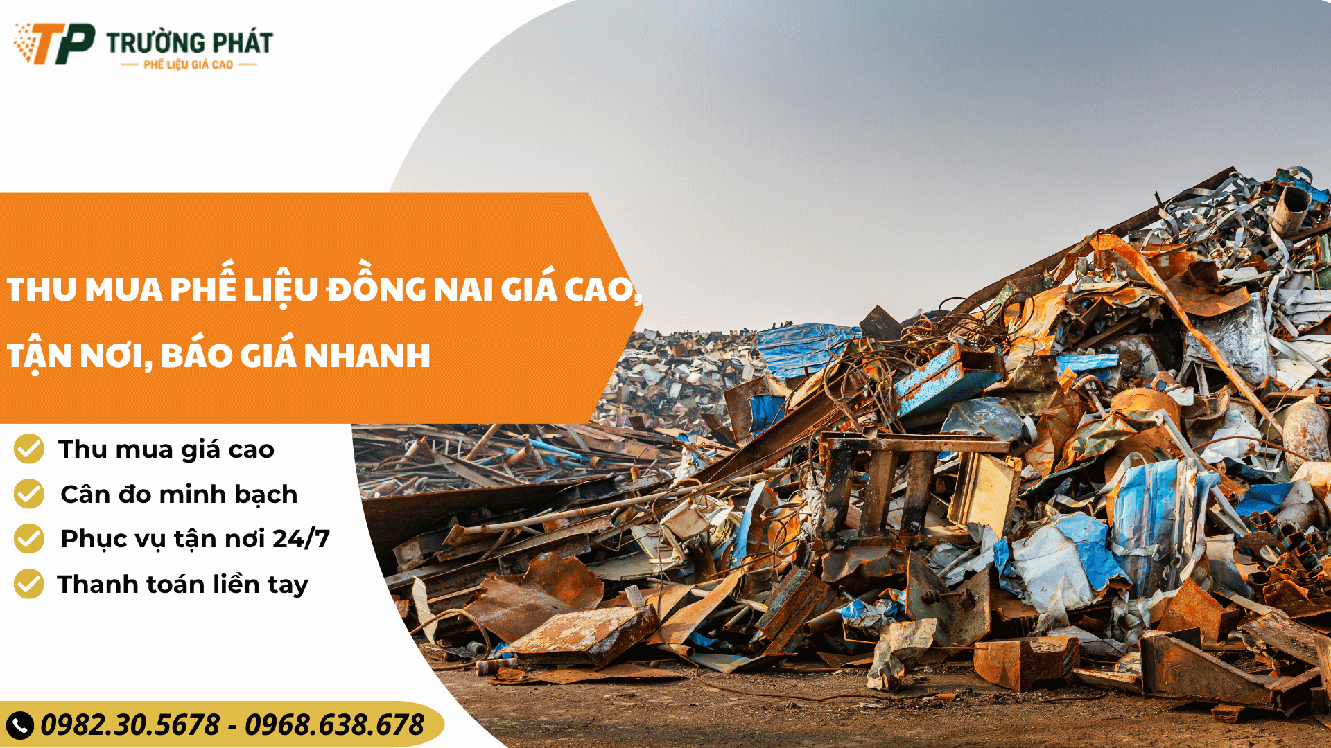 Thu mua phế liệu Đồng Nai giá cao, tận nơi, báo giá nhanh