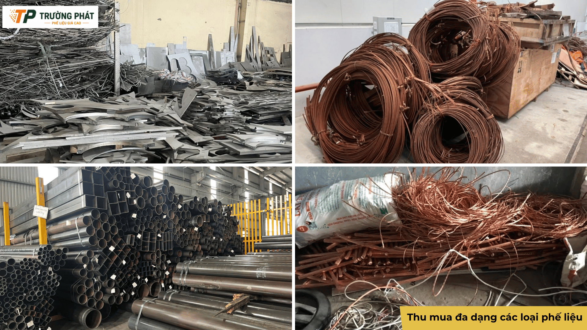 Thu mua phế liệu Long An đa dạng