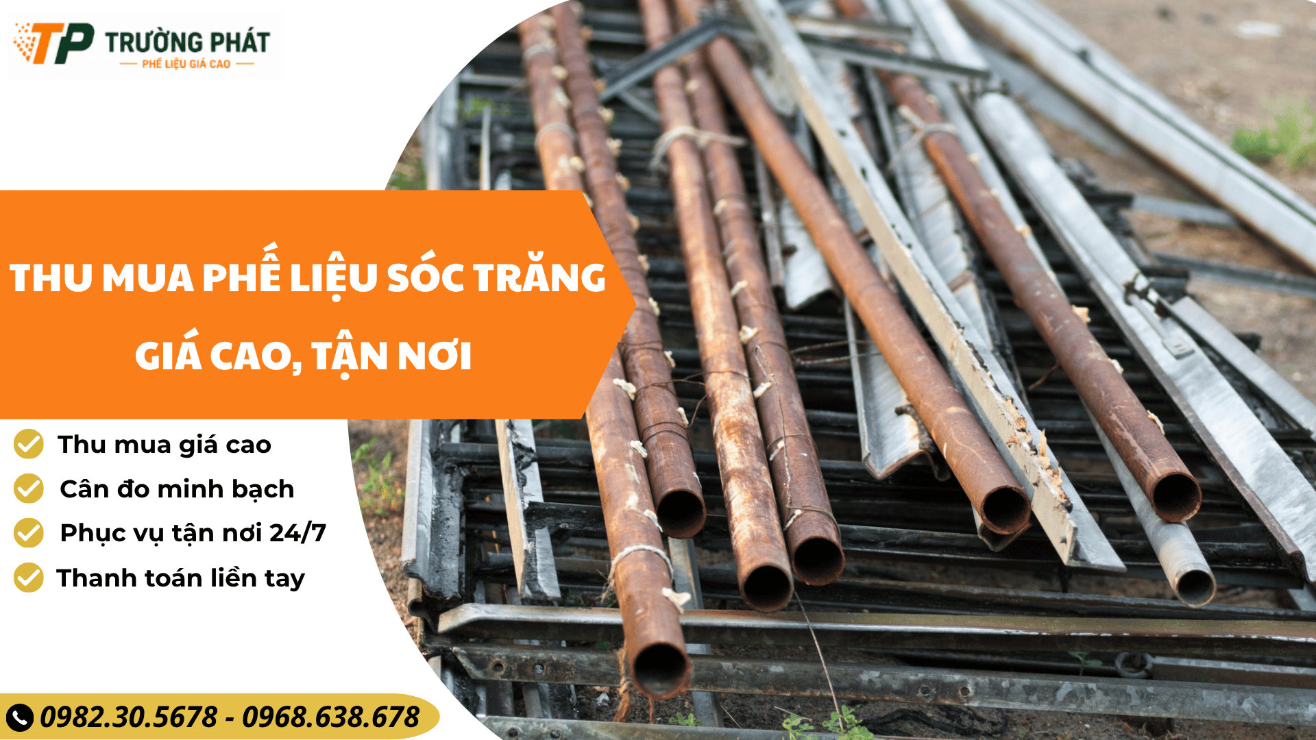 Thu mua phế liệu Sóc Trăng uy tín tận nơi