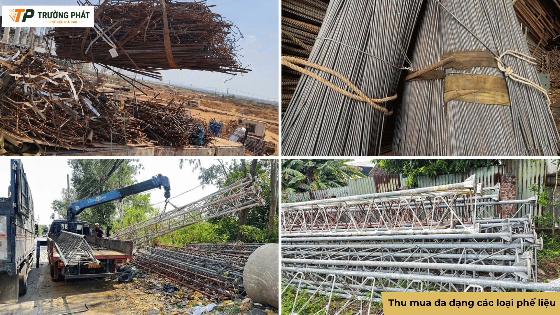 Thu mua sắt phế liệu đa dạng