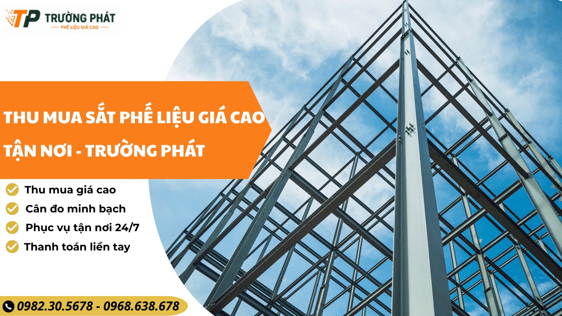 Thu mua sắt phế liệu giá cao, tận nơi