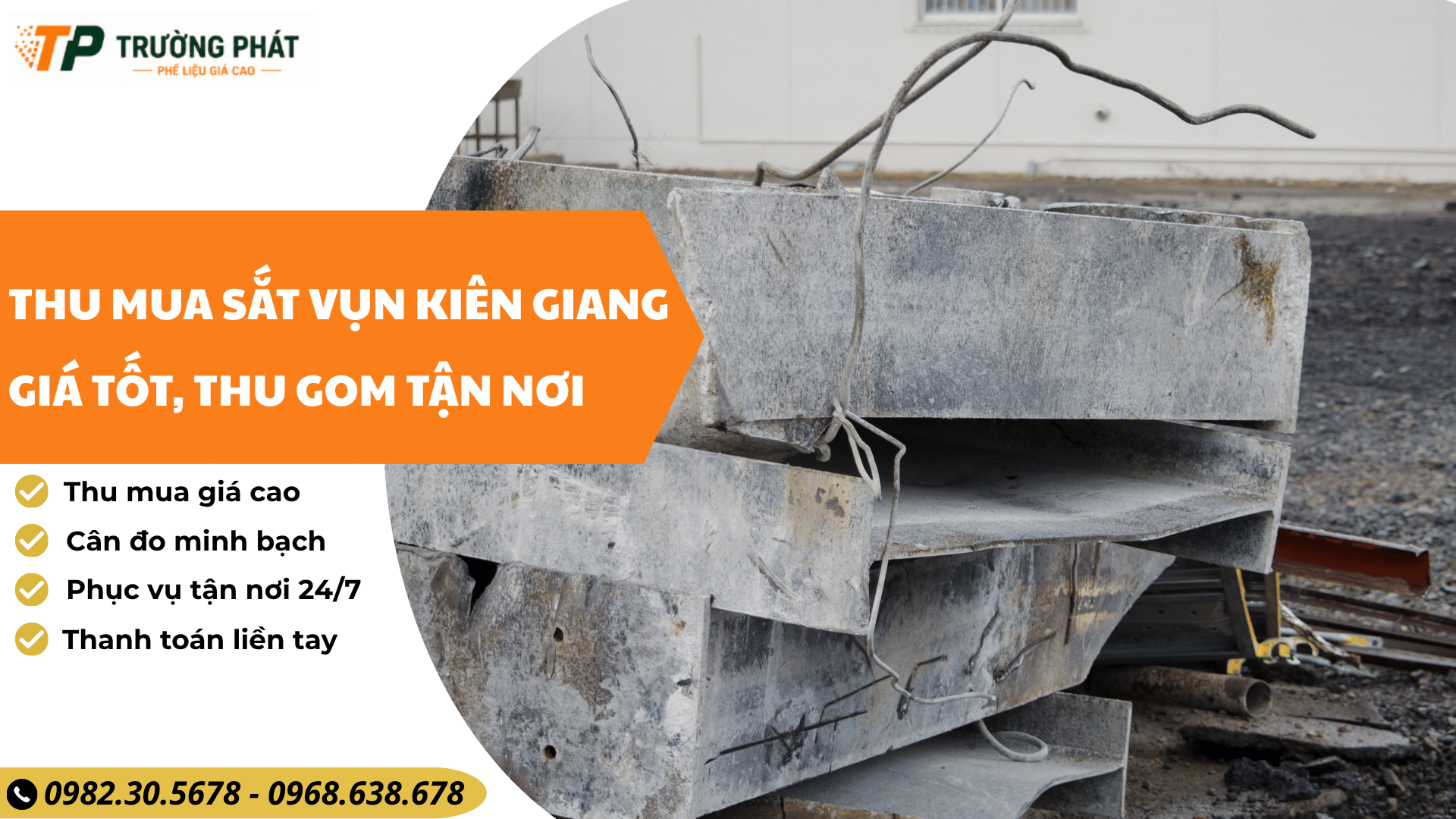 Thu mua sắt vụn Kiên Giang giá tốt, thu gom tận nơi 