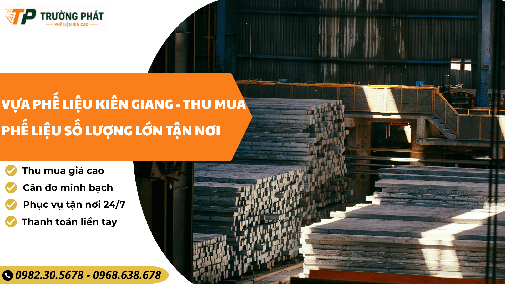 Vựa phế liệu Kiên Giang thu mua tận nơi